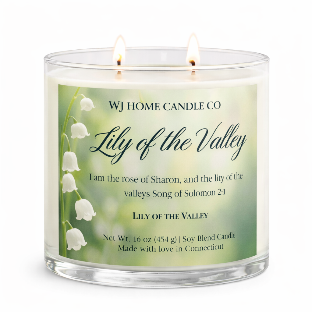 White Lily of the Valley – 16oz Soy Blend Candle